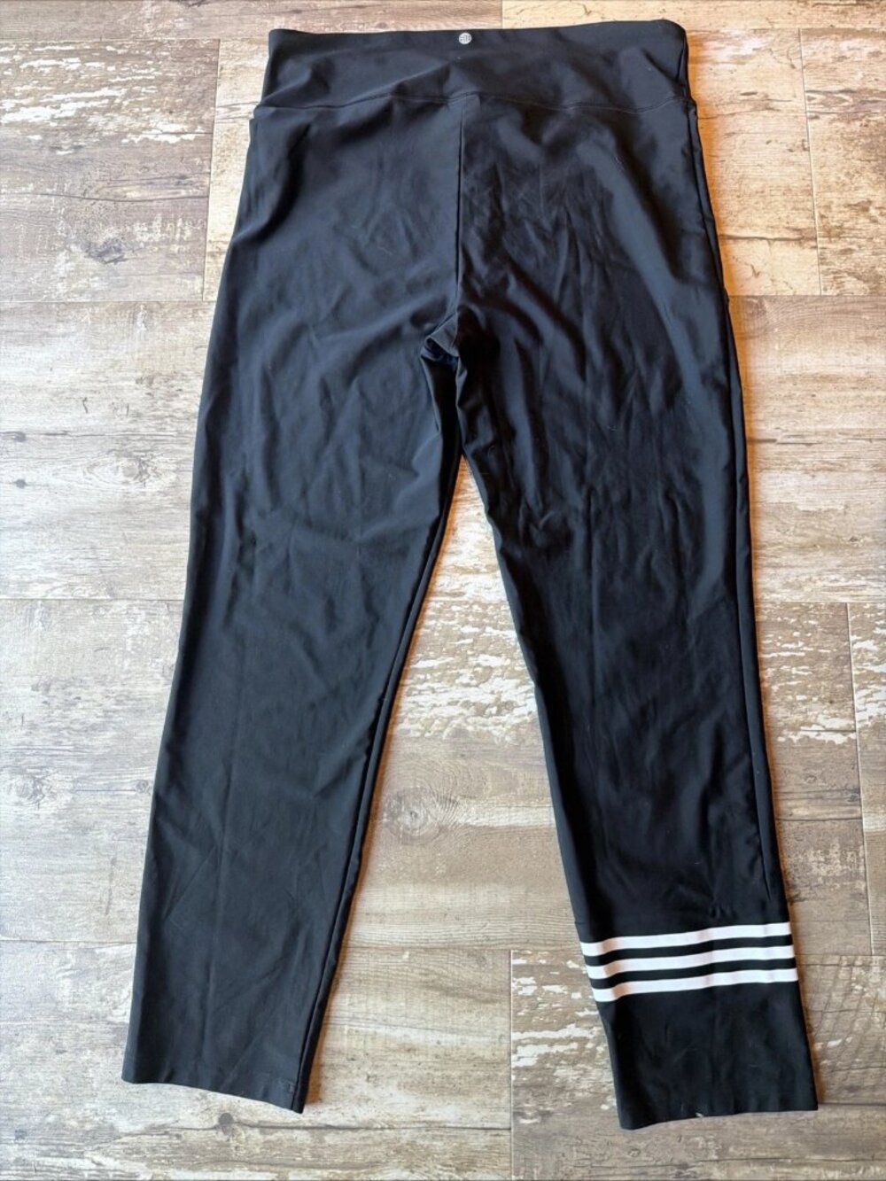 ADIDAS Black Activewear Pants Pull On Stretch Women’s XL - Picture 5 of 6